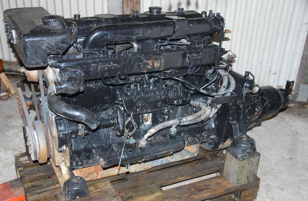 DAF 575 6 Cilinder dieselmotor met KK in goede staat, Auto-onderdelen, Vrachtwagen-onderdelen, DAF, Motor en Accessoires, Gebruikt