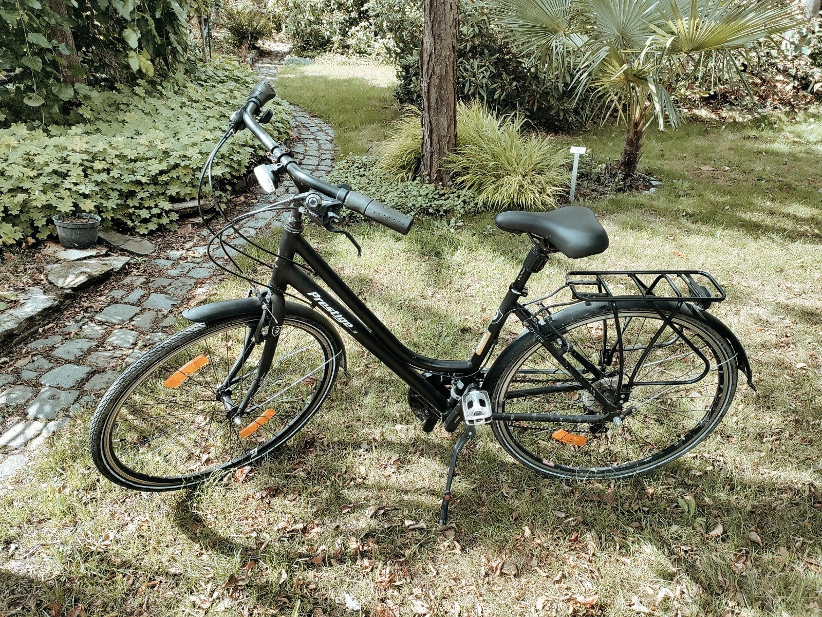 zwarte damesfiets van prestige, Ophalen, Gebruikt, Overige merken, Versnellingen
