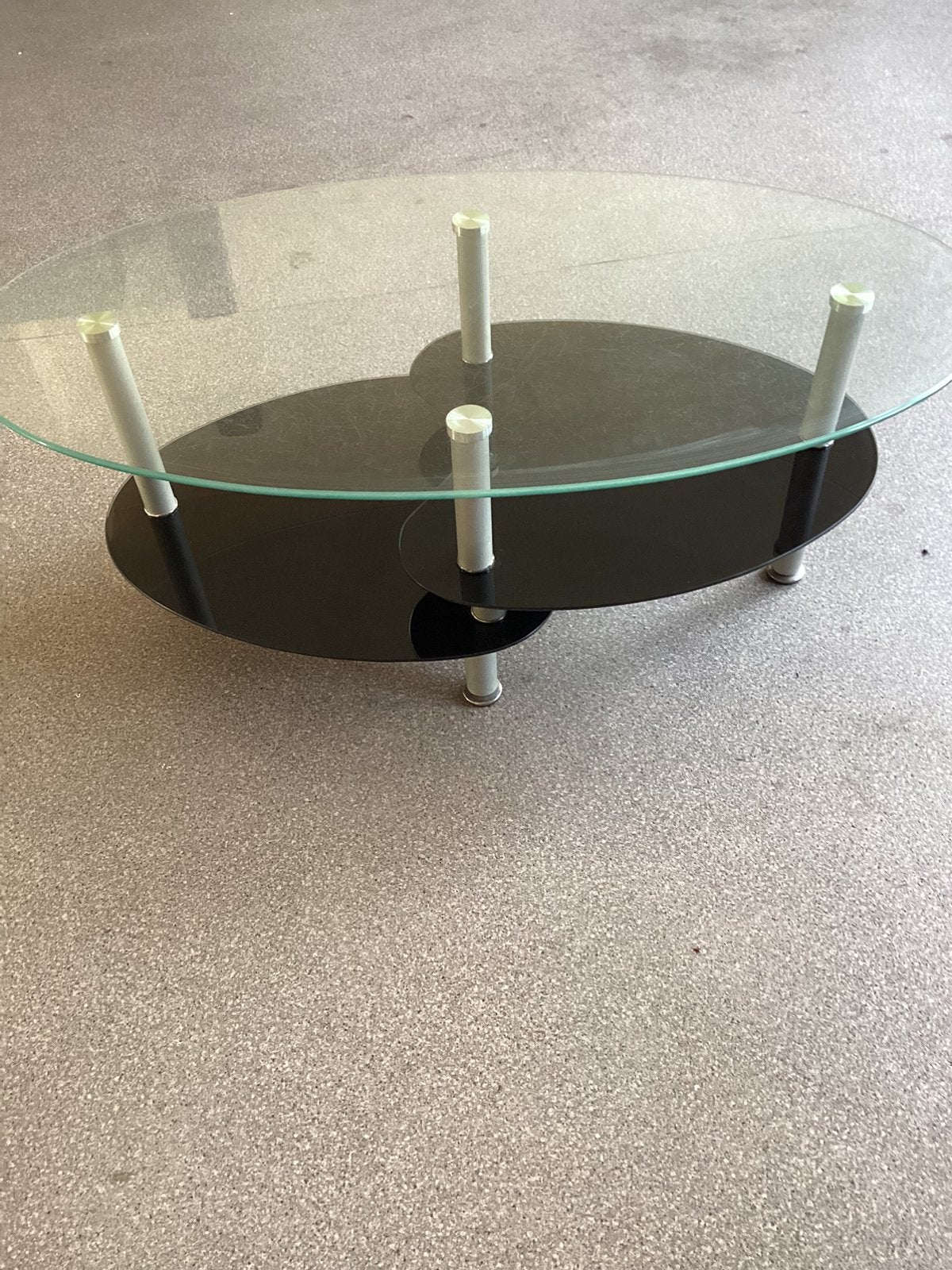 Table de salon, Enlèvement, Comme neuf, Verre