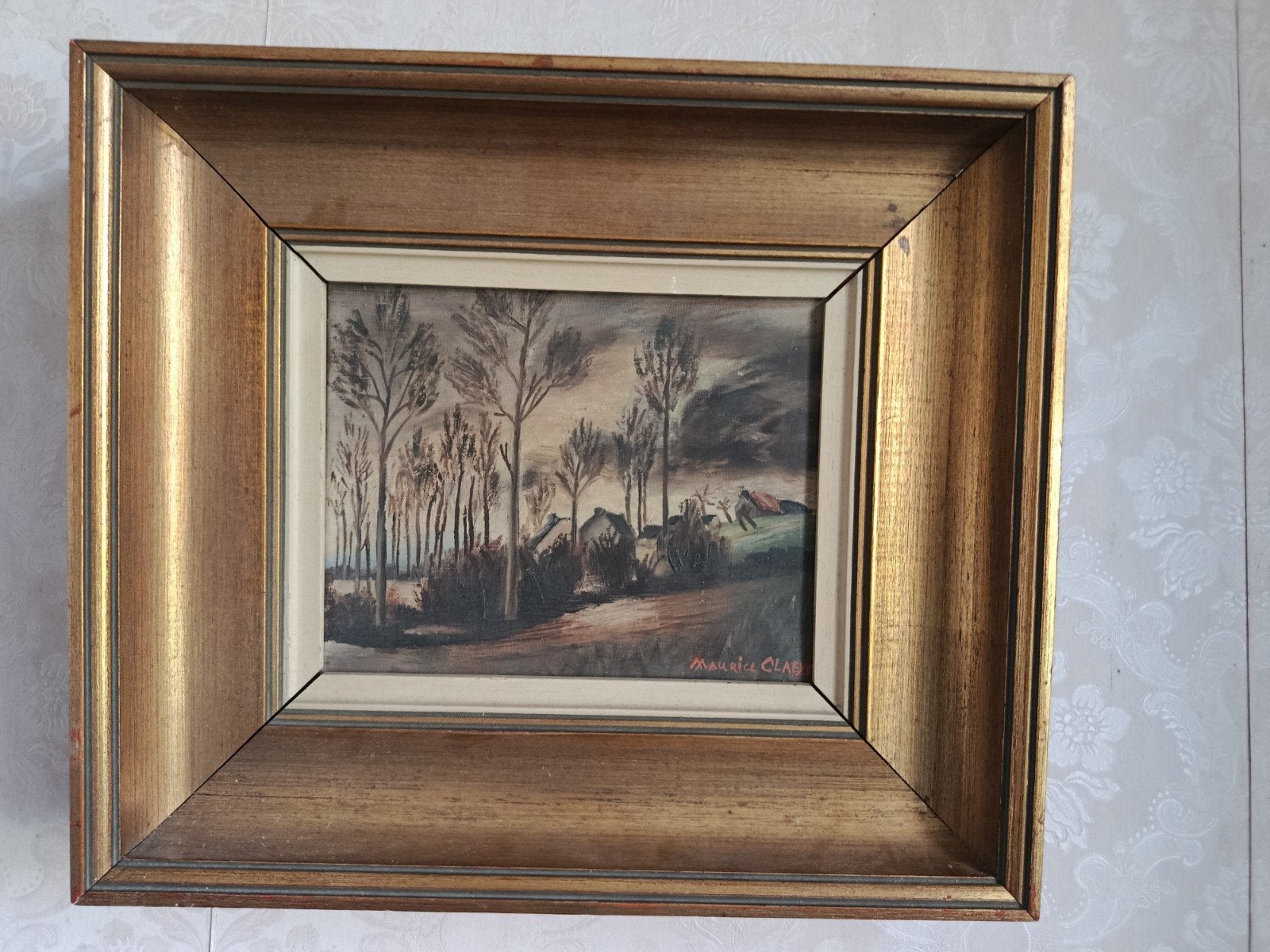 Landschap schilderij van Maurice Claeys, Antiek en Kunst, Kunst | Schilderijen | Klassiek, Ophalen, Landschap