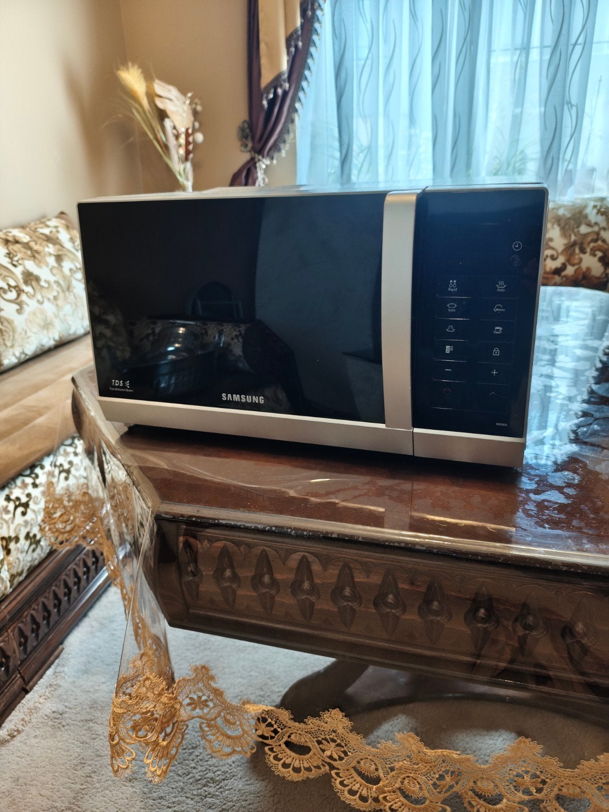 Samsung microgolfoven, Ophalen