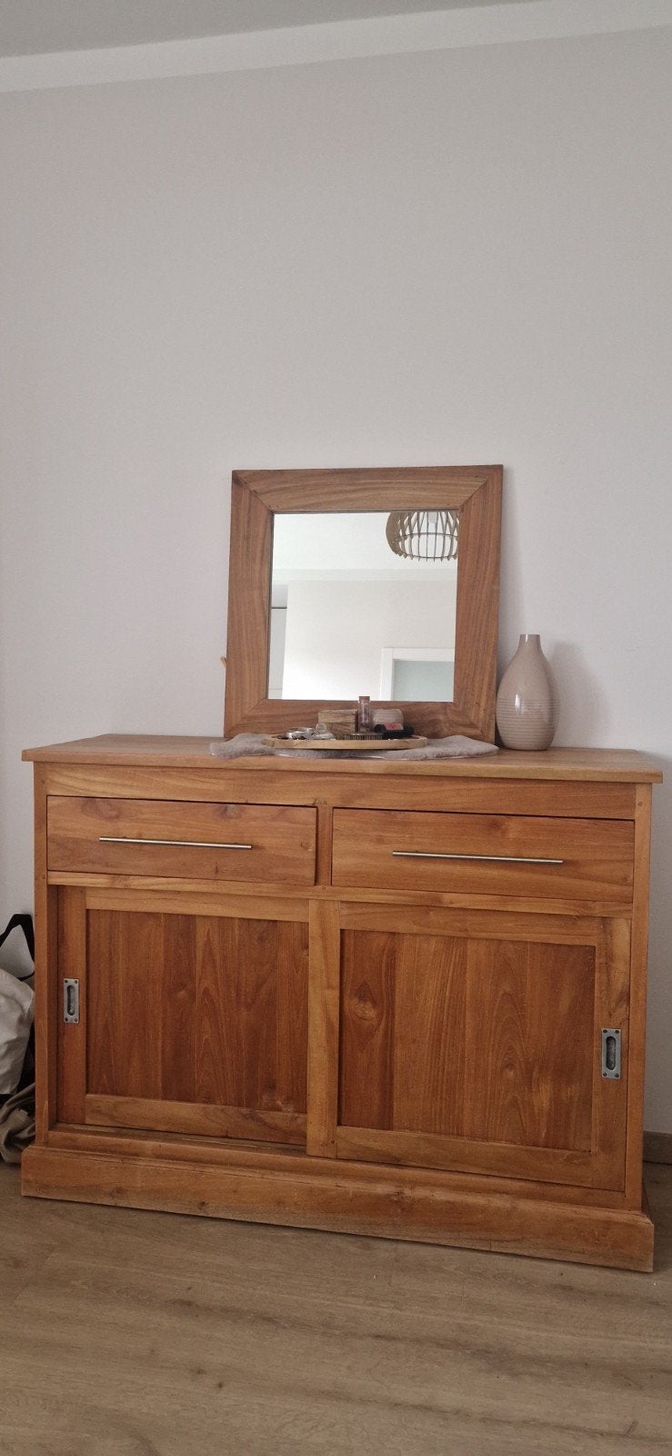 commode en teck avec Miroire, Enlèvement, Teck