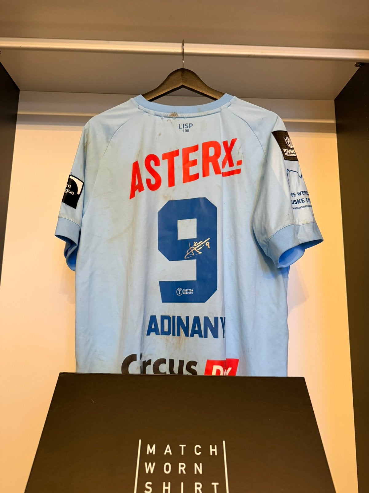 Matchworn shirt - Bryan Adinany, Ophalen of Verzenden, Zo goed als nieuw