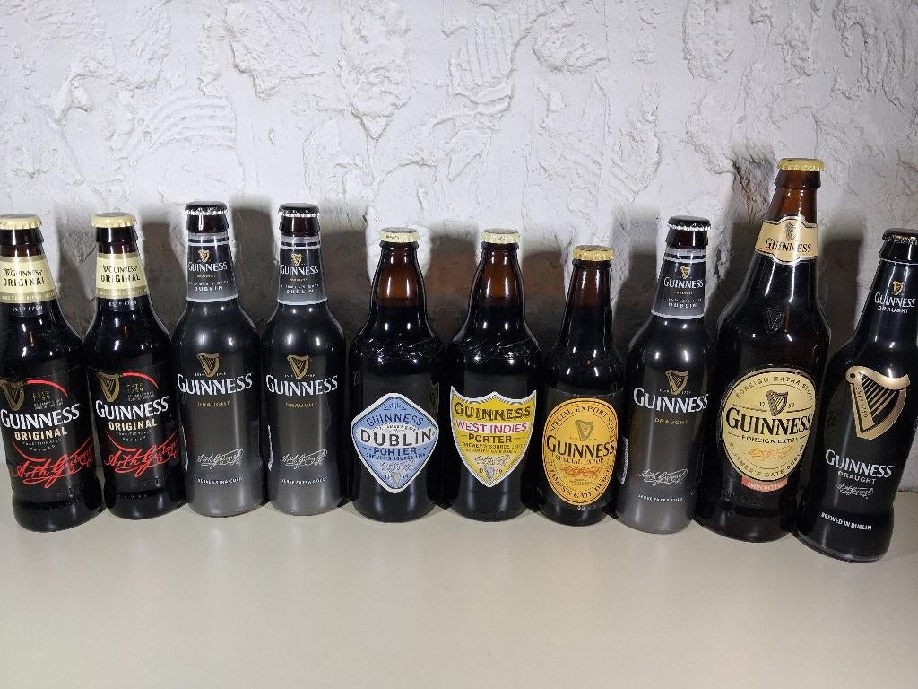 Bierflesjes van Guinness, Verzamelen, Ophalen, Zo goed als nieuw, Flesje(s), Overige merken