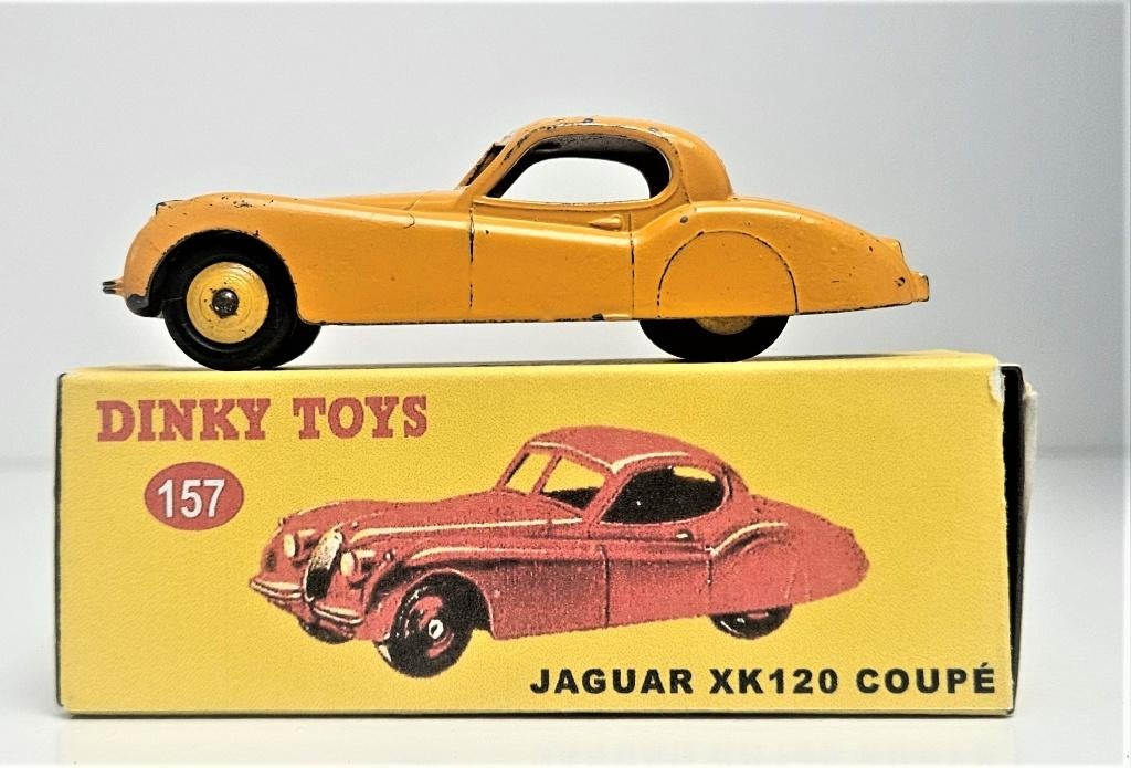 Dinky Jaguar XK 120 Coupé, Ophalen of Verzenden, Gebruikt, Auto, Dinky Toys