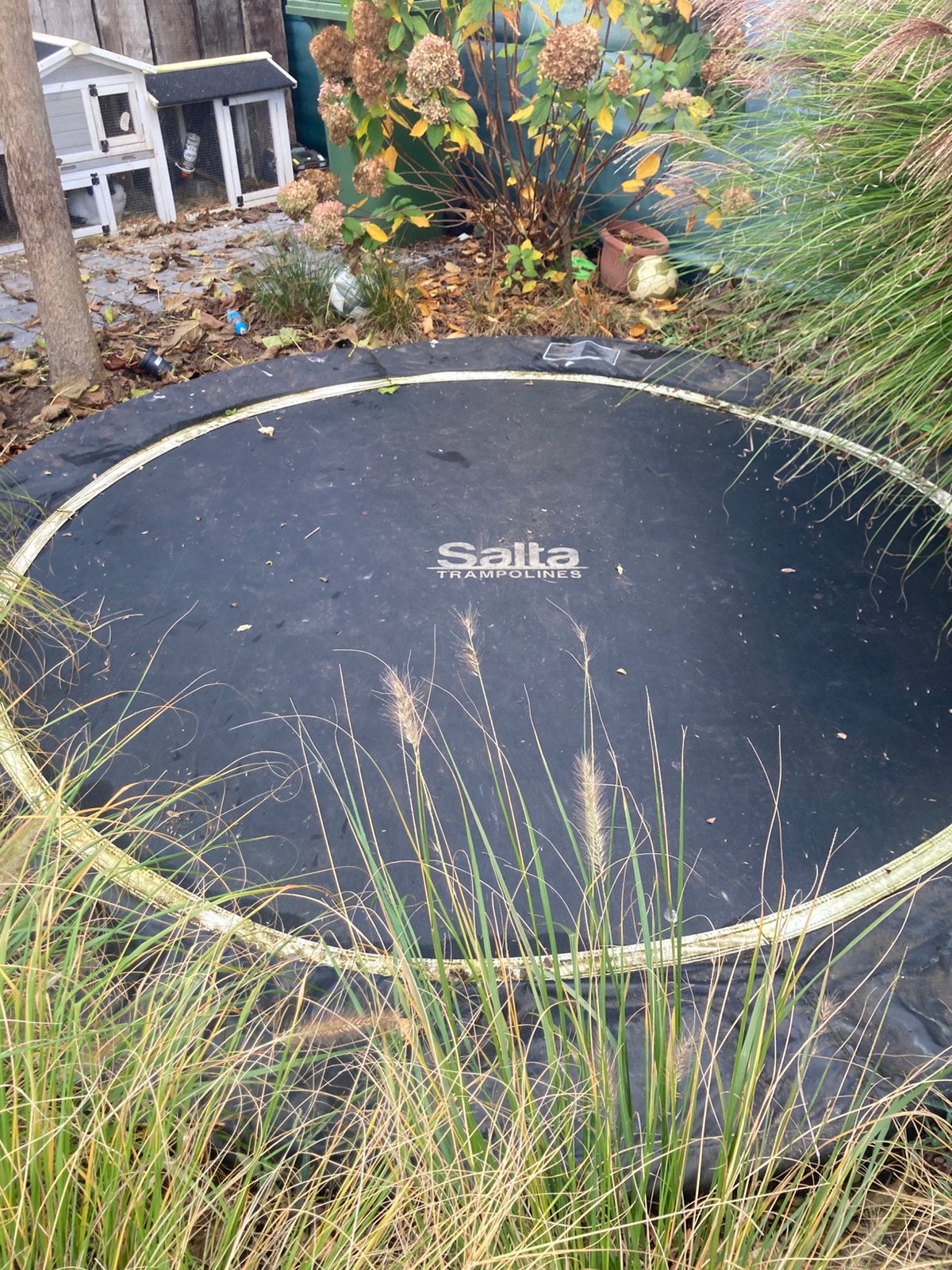 Trampoline, Kinderen en Baby's, Speelgoed | Buiten | Trampolines, Ophalen, Gebruikt