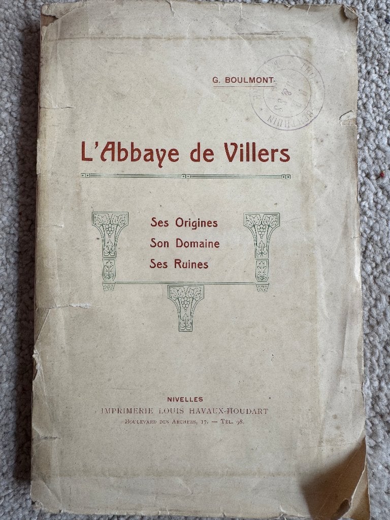 Abbaye de Villers - Gustave Boulmont, Ophalen of Verzenden, 20e eeuw of later, Gelezen