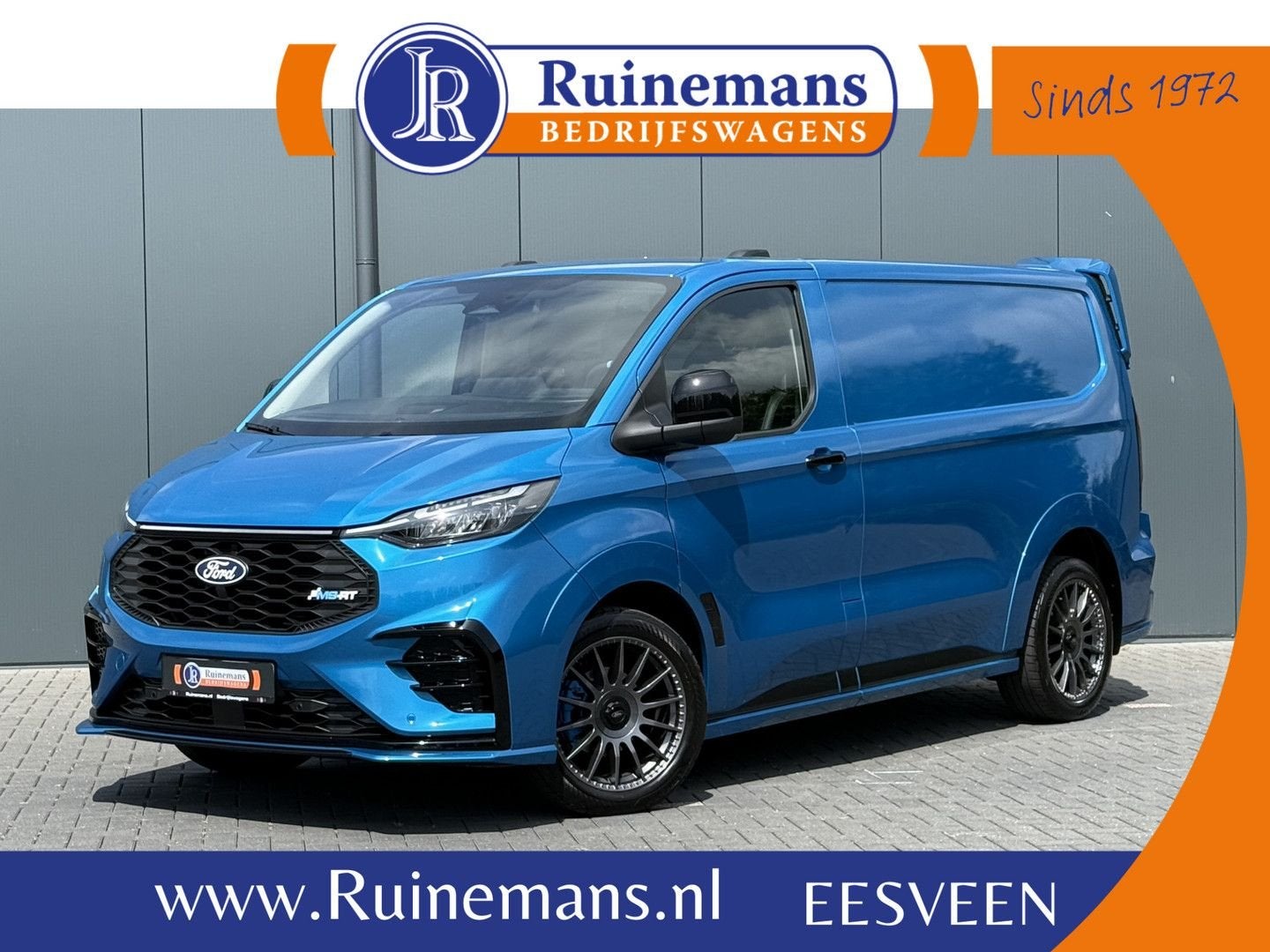 Ford E-Transit Custom MS-RT 285 PK FULL ELECTRIC SPORT / L1H, Autos, Achat, Carnet d'entretien, Automatique, Ford
