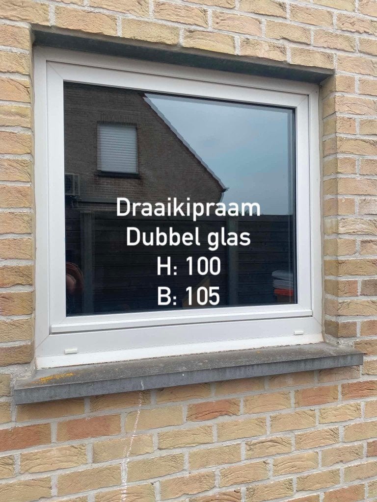 Ramen pvc dubbel glas/screen, deuren pvc, poort pvc, Doe-het-zelf en Bouw, Ophalen, Gebruikt, Gevelraam of Ruit, Dubbelglas