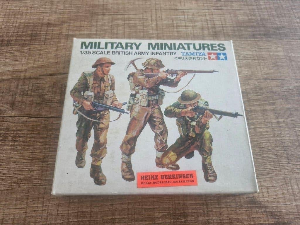 Tamiya 1/35 British Army Infantry 2 sets dans 1 boîte, Enlèvement ou Envoi, Neuf, 1:35 à 1:50, Personnage ou Figurines
