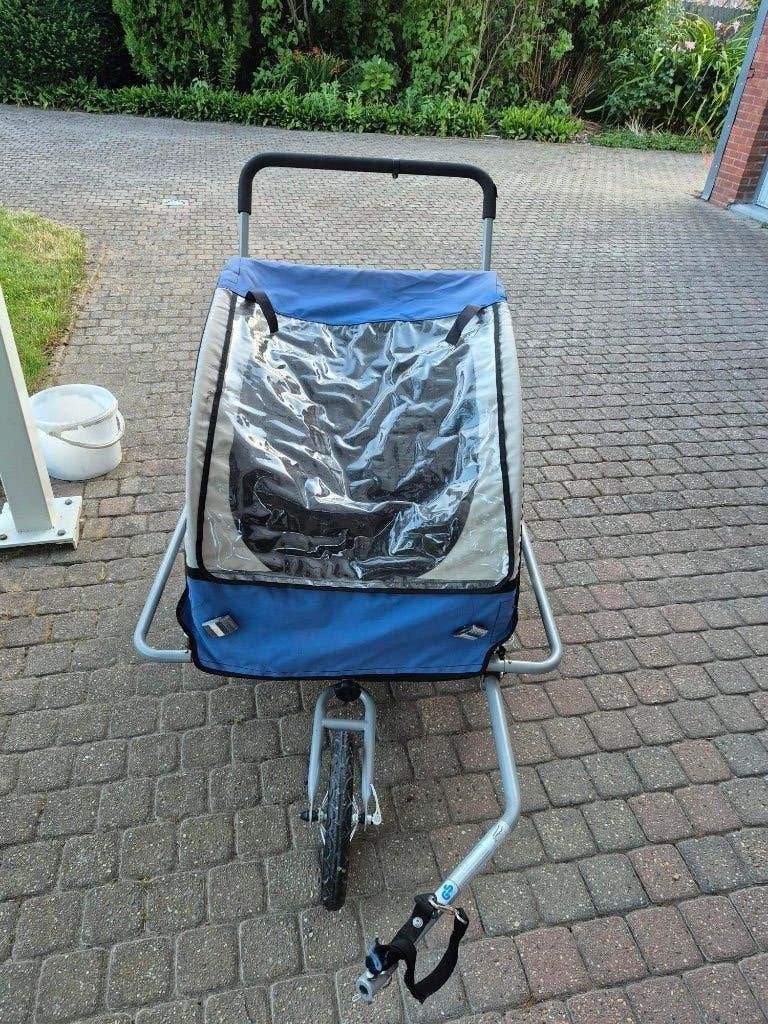 remorque à vélo robuste et spacieuse, Vélos & Vélomoteurs, Accessoires vélo | Remorques, Pliable, 20 à 40 kg, Comme neuf, Enlèvement