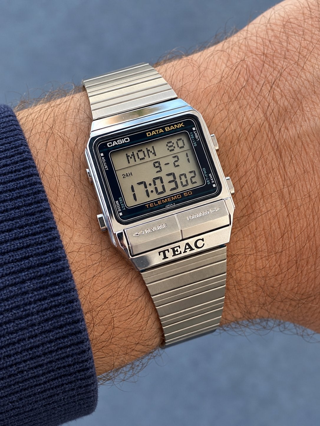 NOS Casio DB-500 "TEAC" Data-Bank jaar-1984 Telememo50, Ophalen of Verzenden