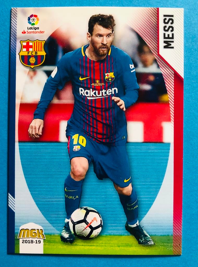 Lionel Messi Megacracks Panini Liga 2018/19 # 100, Verzamelen, Verzenden, Nieuw, Sport