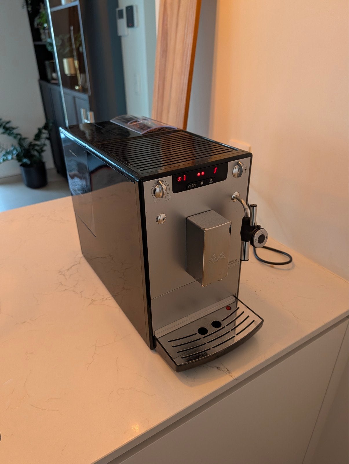 Melitta koffiemachine, Ophalen, Koffiemachine