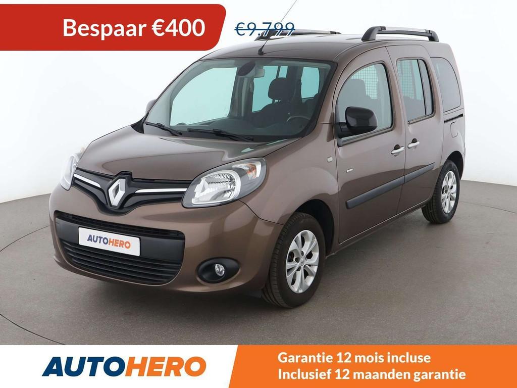 Renault Kangoo 1.2 TCe Energy Limited (bj 2017), Auto's, Voorwielaandrijving, Stof, Bruin, 84 kW