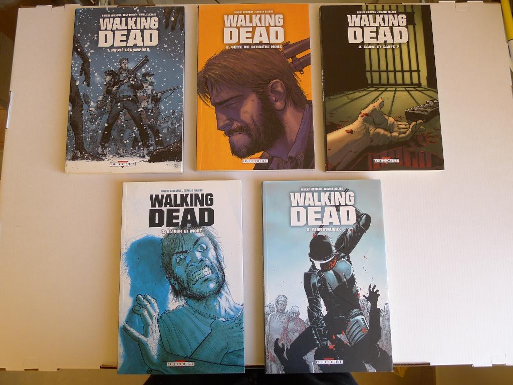 Walking Dead T1-T15 Delcourt, Enlèvement ou Envoi, Comme neuf, Robert Kirkman, Plusieurs comics