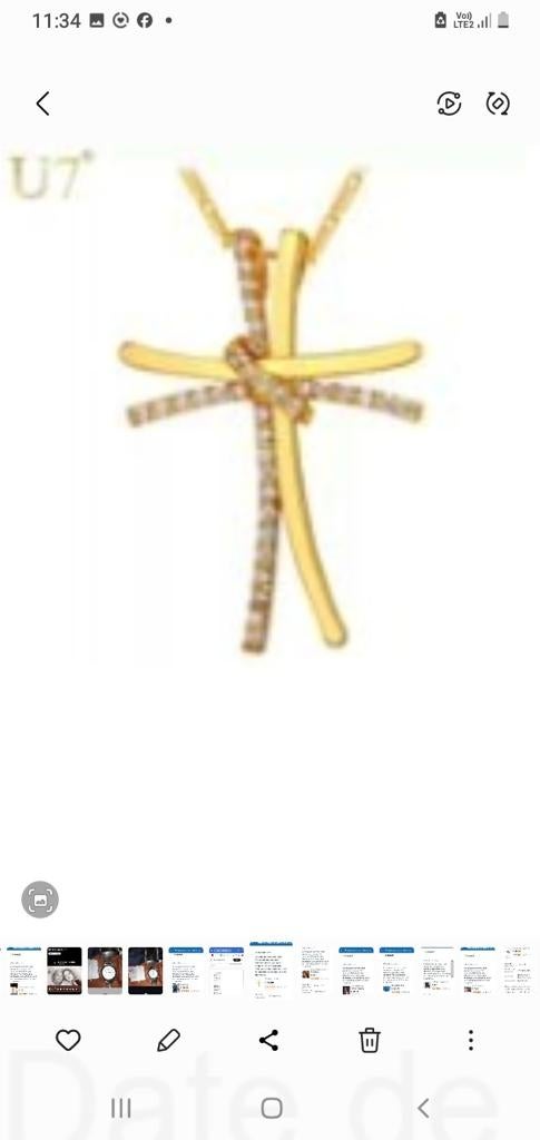 Chaine avec croix, Ophalen of Verzenden