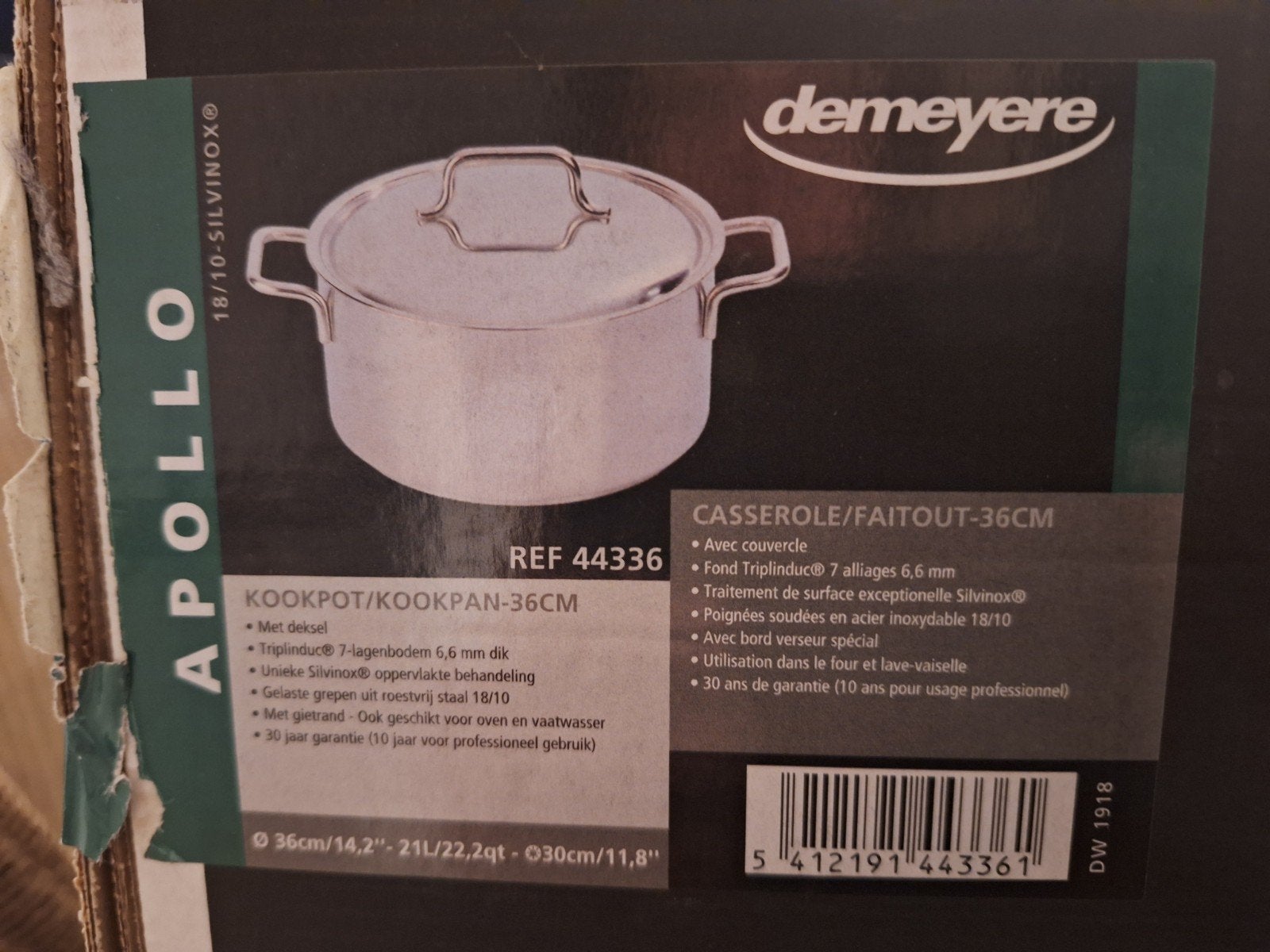 Marmite Demeyere neuve, Maison & Meubles, Enlèvement, Demeyere