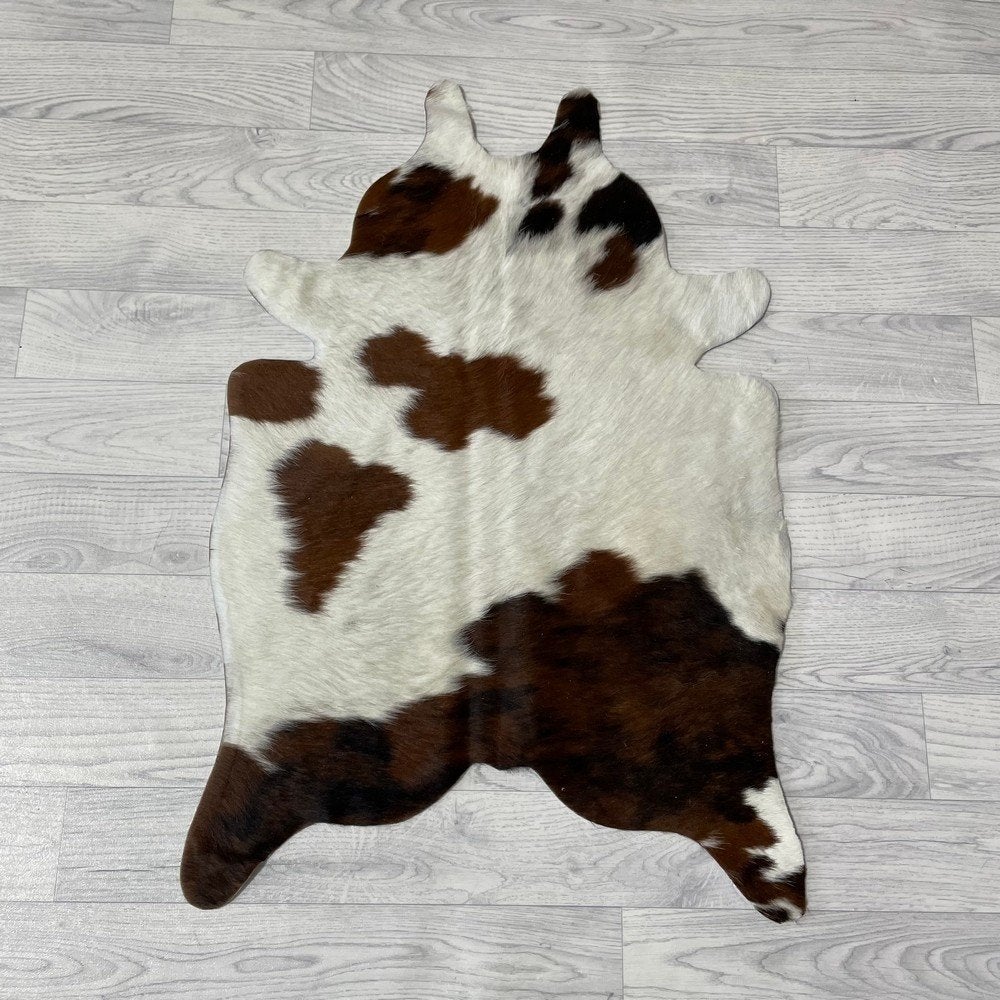 Mini koeienhuid bruin wit zwart 90x60cm #461 | Lederstore, Meerkleurig, Wandkleed, Nieuw, Ophalen of Verzenden