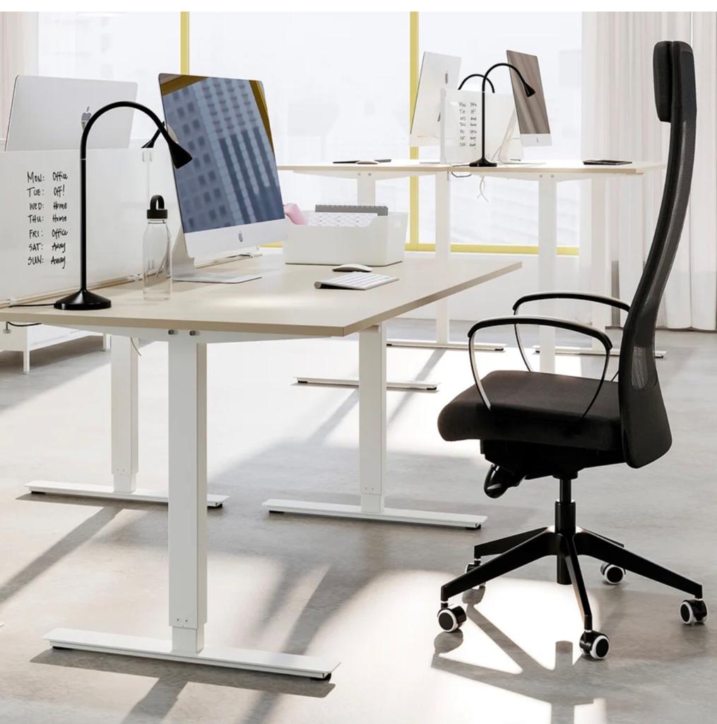 Bureau Ikea Trotten Manuel-beige, Enlèvement ou Envoi, IKEA, Beige