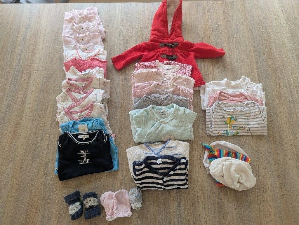 Lot vêtements naissance, Enfants & Bébés, Enlèvement, Utilisé, Taille 50