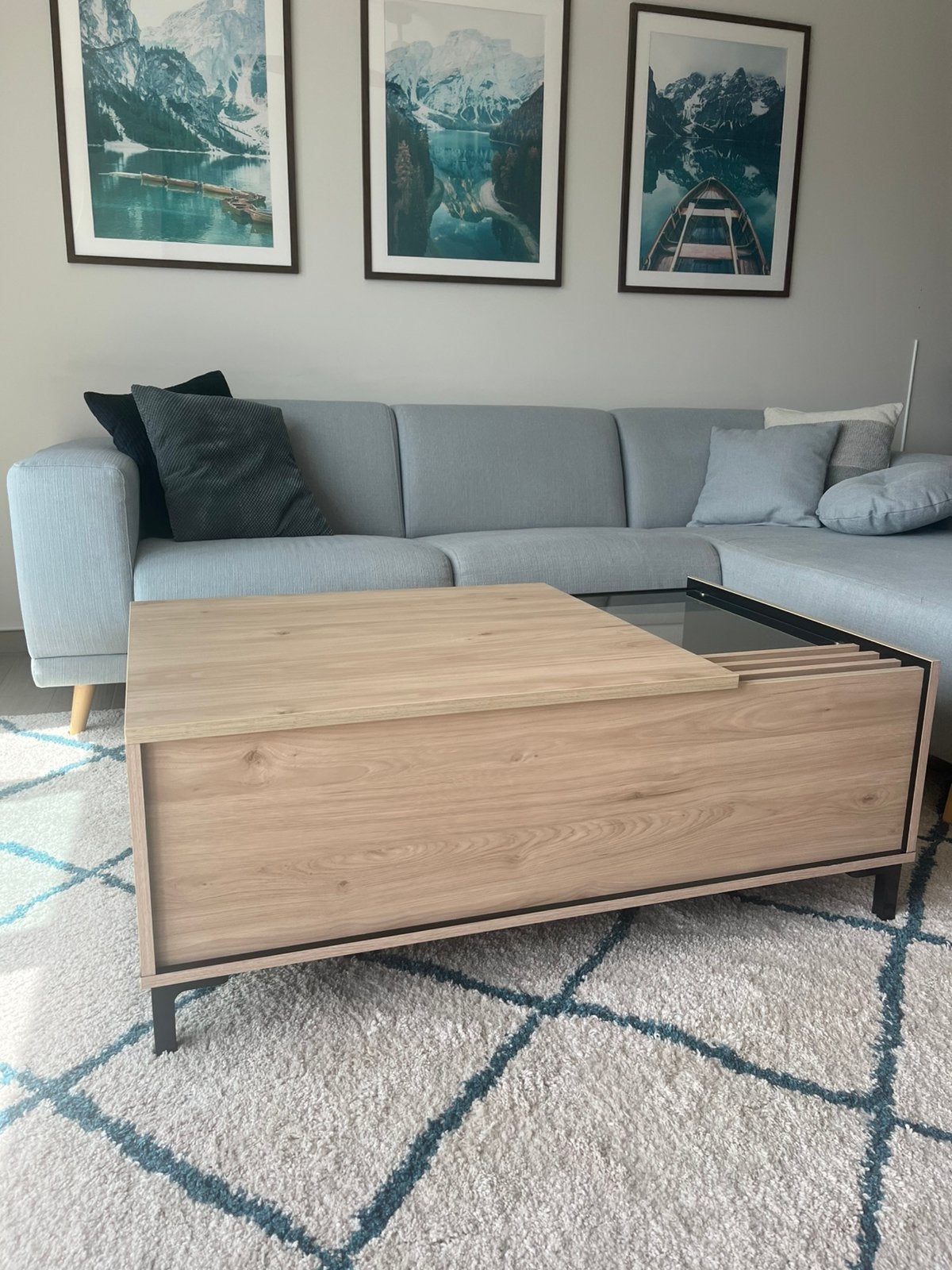 Hoekzetel te koop, Enlèvement, Utilisé, Autres formes, 200 cm ou plus