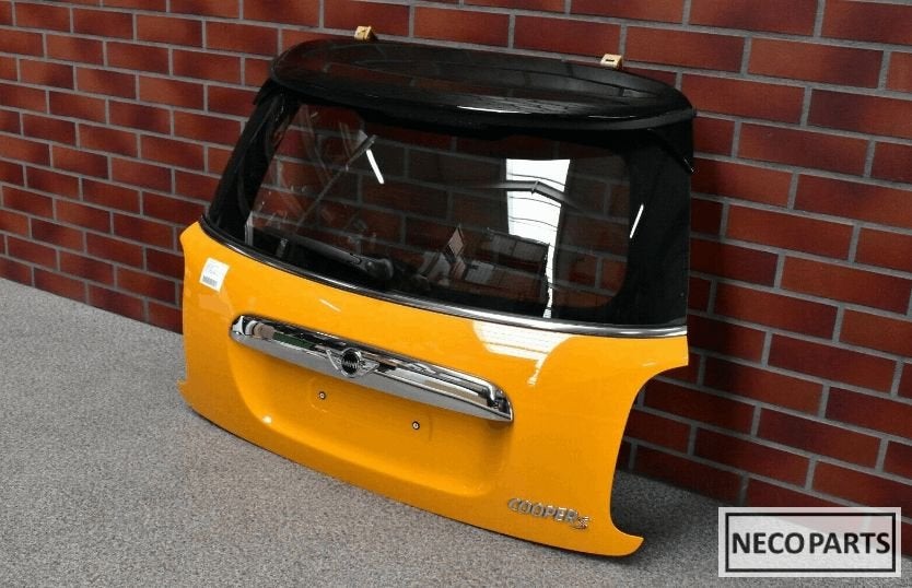 MINI F56 ACHTERKLEP ORIGINEEL SHADE VOLCANIC ORANGE B70, Arrière, -, Haillon arrière, -