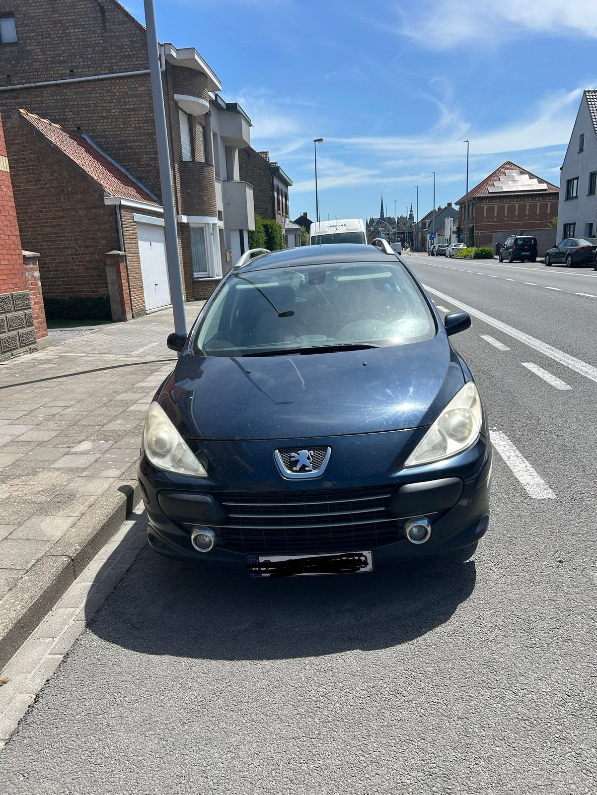 Peugeot 307sw oxygo, Auto's, Peugeot, Stof, Zwart, Blauw, Particulier