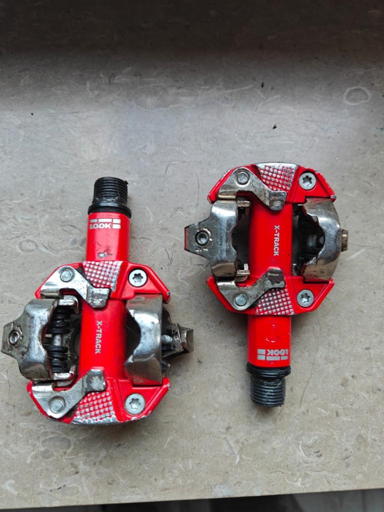 LOOK X-track pédales, Crankstel of Pedalen, Gebruikt, Ophalen of Verzenden, Racefiets