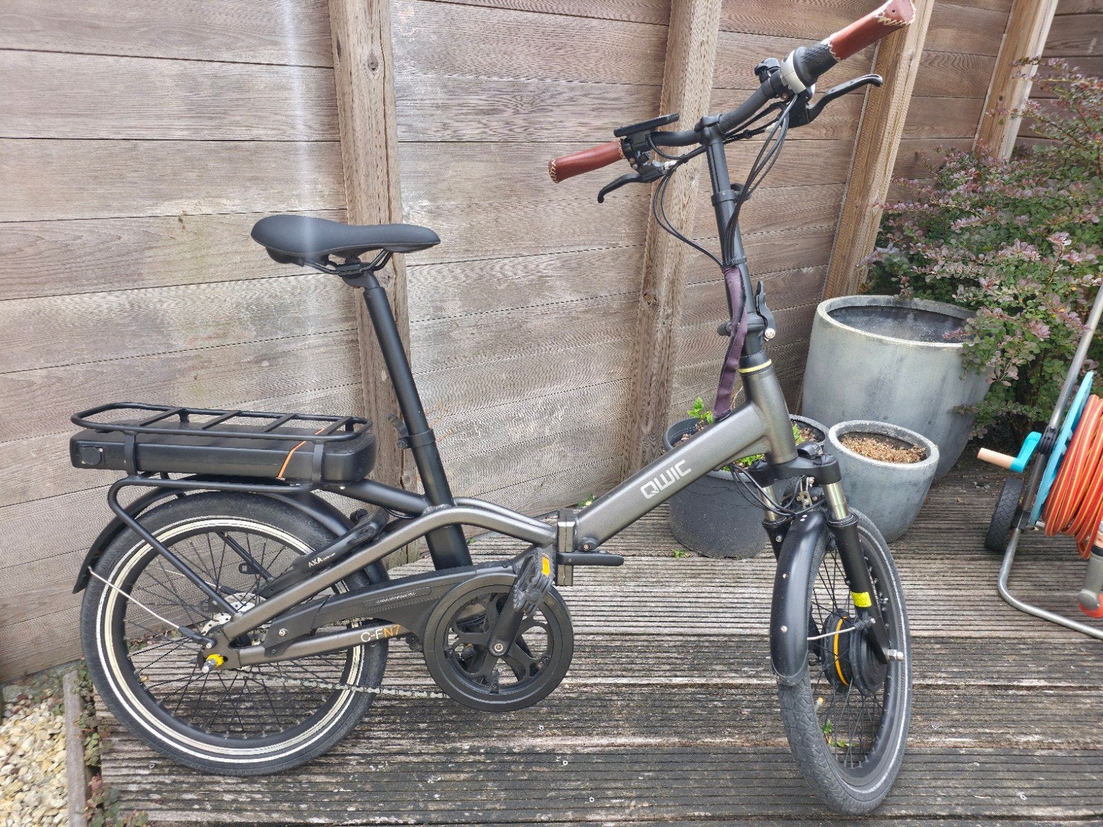 Elektrische minifiets Qwic C-FN7, Ophalen