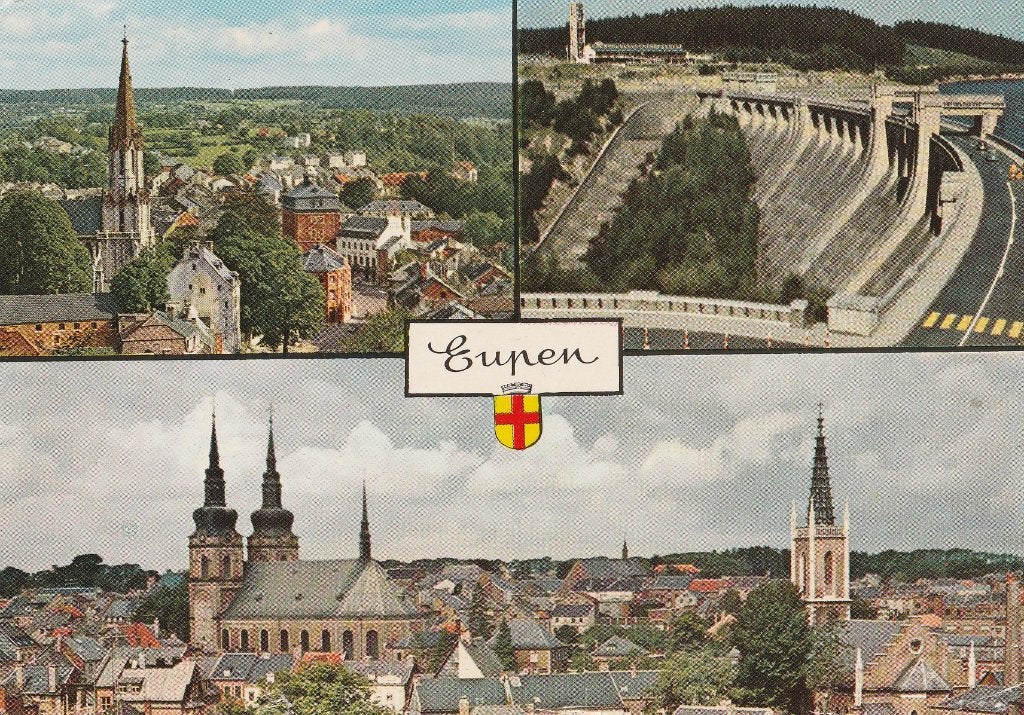 EUPEN -  Aandenken aan Eupen, Collections, Enlèvement ou Envoi, 1980 à nos jours, Affranchie, Liège