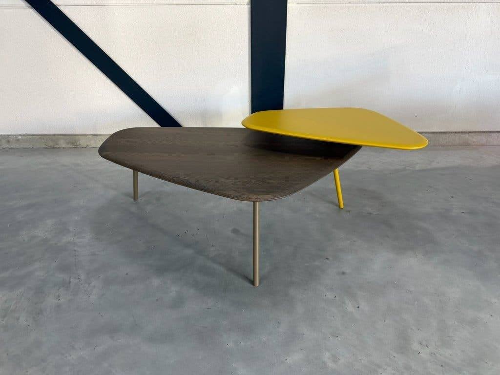 Table Leolux Tilio - état neuf, Chêne, 50 à 100 cm, Comme neuf, Enlèvement