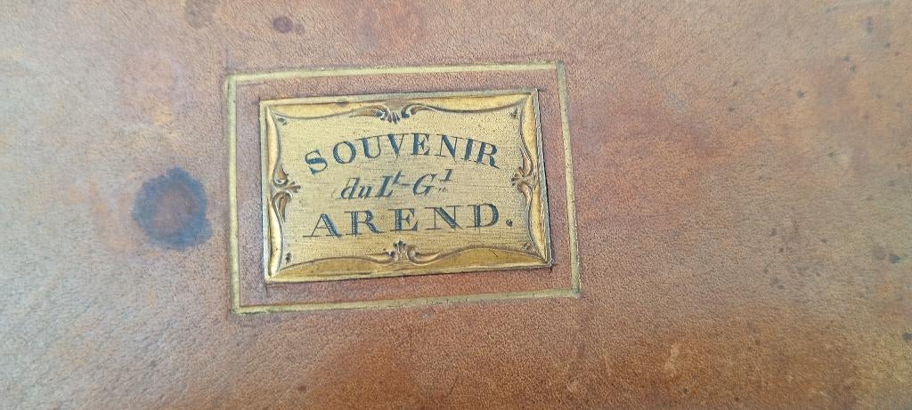 Boîte de lieutenant général belge +/- 1870, Ophalen of Verzenden, Overige soorten