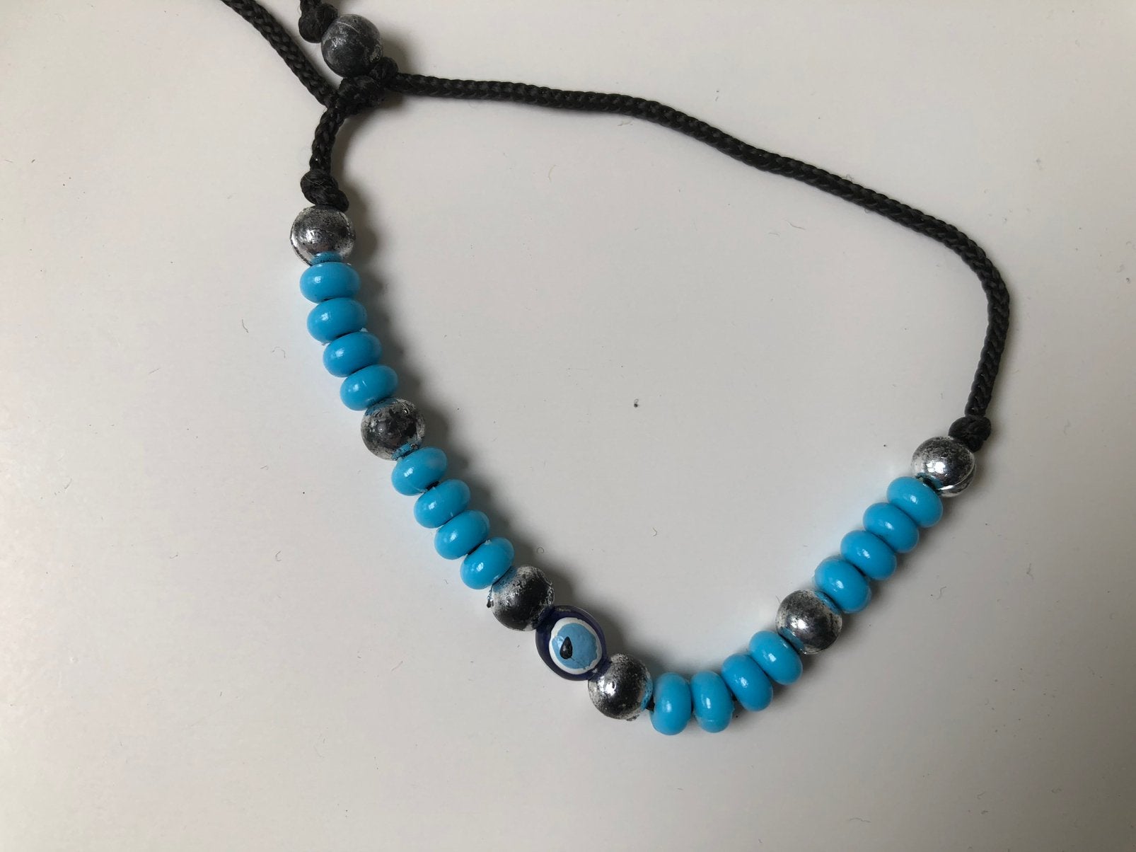 Armbandje met het Turkse oog, Ophalen of Verzenden, Nieuw, Blauw
