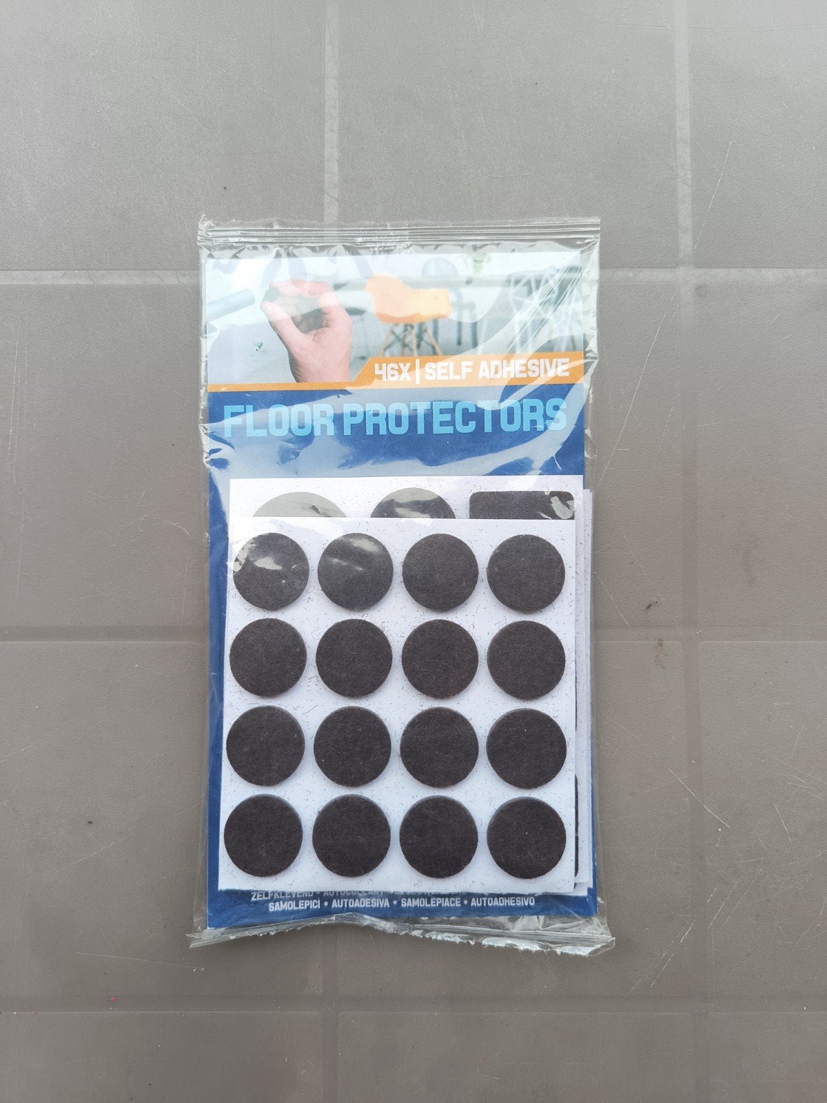 46 tapis de sol autocollants, patins pour meubles, neufs, Bricolage & Construction, Enlèvement, Neuf