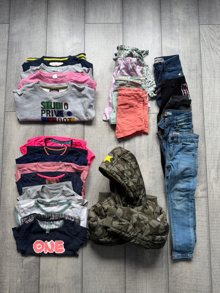22 stuks meisjes kledij maat 104, Kinderen en Baby's, Ophalen, Gebruikt, Maat 104