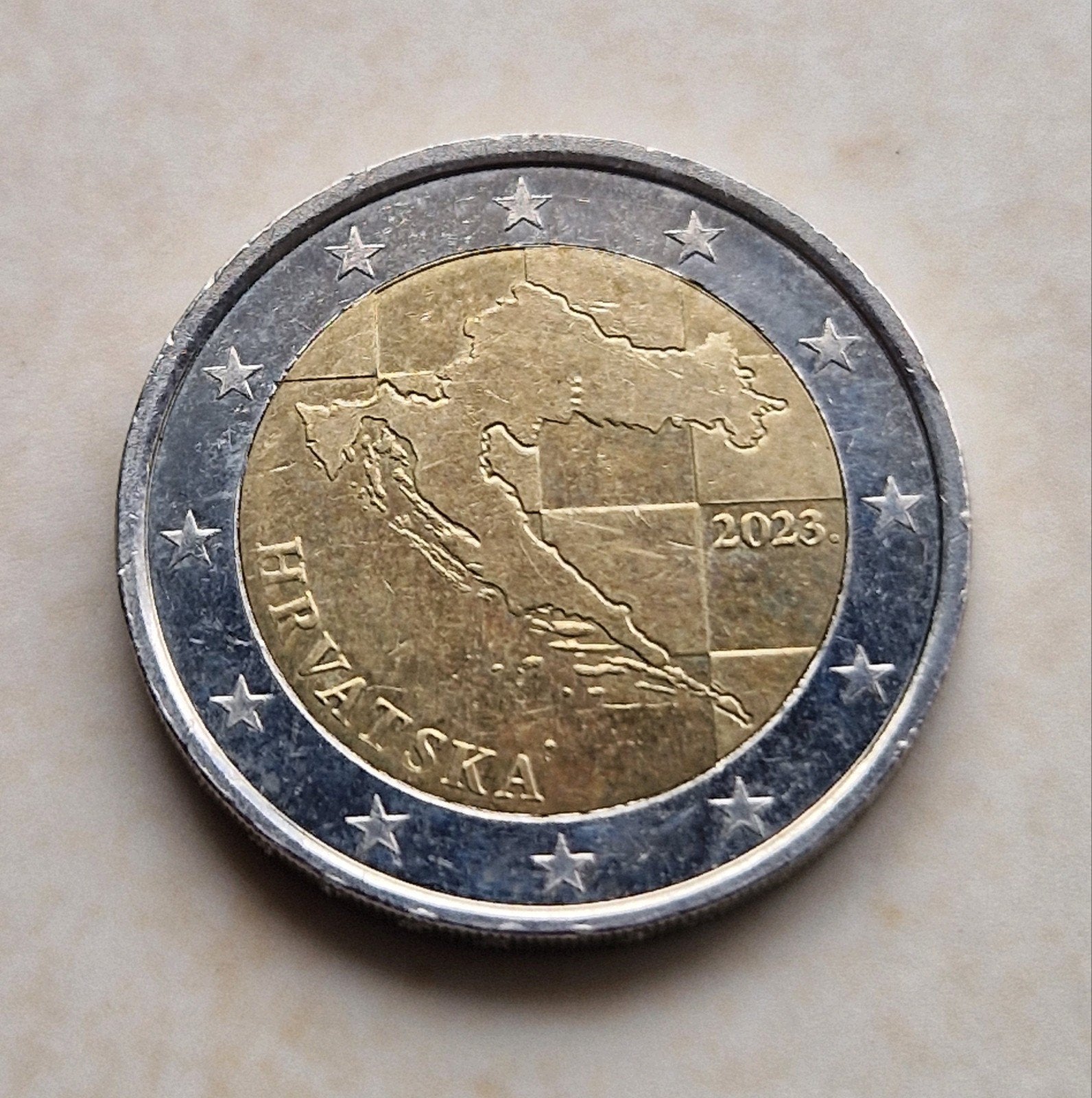 2023 Croatia , 2 Euro Coin, Postzegels en Munten, Munten | Europa | Euromunten, Ophalen of Verzenden, 2 euro