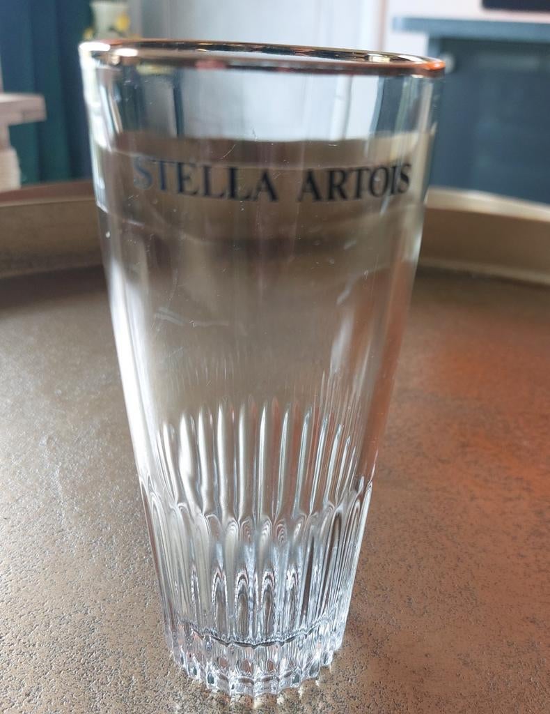 Set van 6 vintage Stella artois glazen, Ophalen