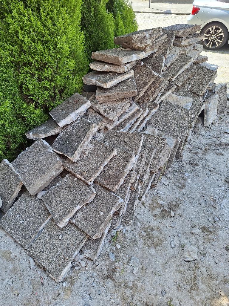 GRATIS Silexdals 20m², Jardin & Terrasse, Pavé & Dalles, Enlèvement, Utilisé, Autres types, Autres matériaux