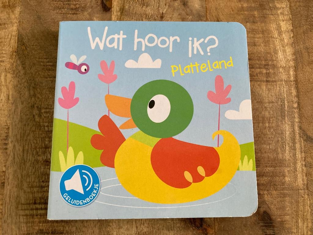 Kartonnen geluidenboek - Wat hoor ik? Platteland, Ophalen of Verzenden, Gelezen, Jongen of Meisje, 4 jaar