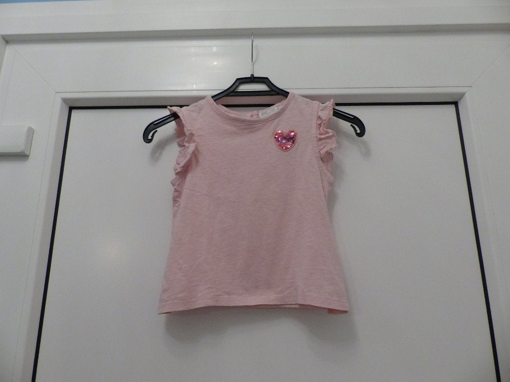 T-Shirt K3 roze met hartjes - maat 104, Meisje, K3, Ophalen of Verzenden, Zo goed als nieuw