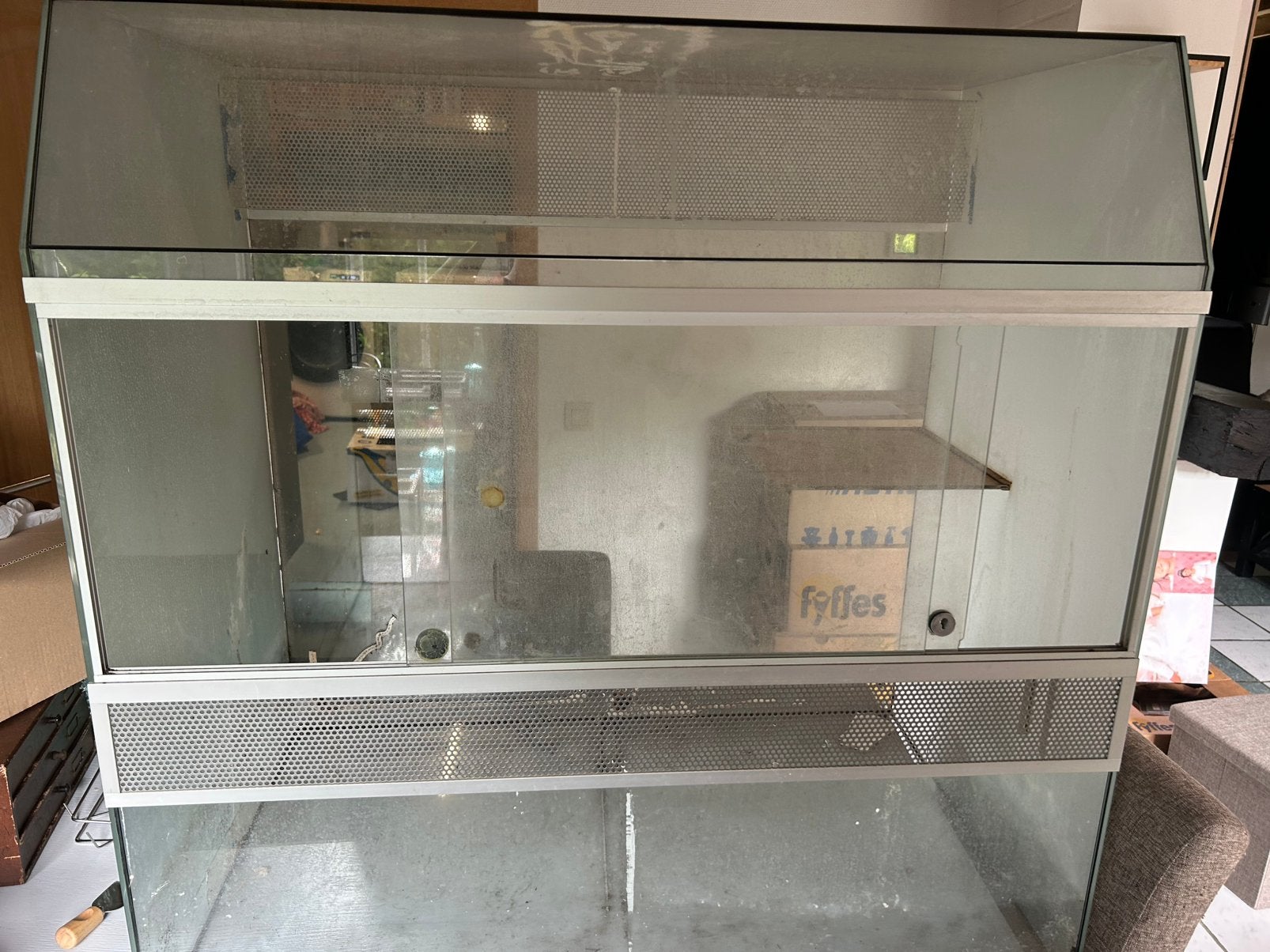 Grand terrarium, Animaux & Accessoires, Enlèvement, Utilisé, Terrarium ou Paludarium