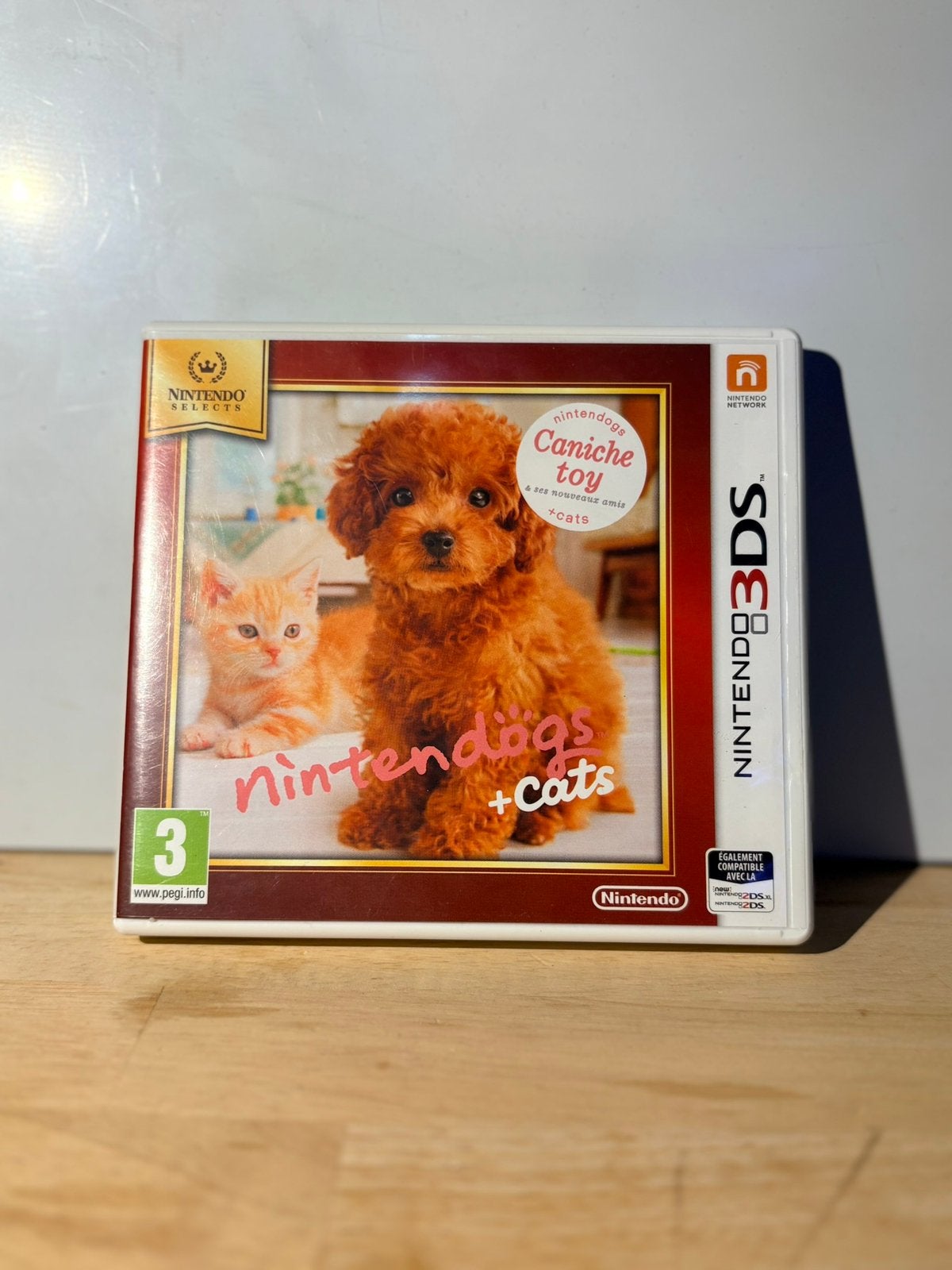 Nintendo Nintendogs + Cats Caniche Toy 3DS Game Nintendo, Games en Spelcomputers, Ophalen of Verzenden, Zo goed als nieuw
