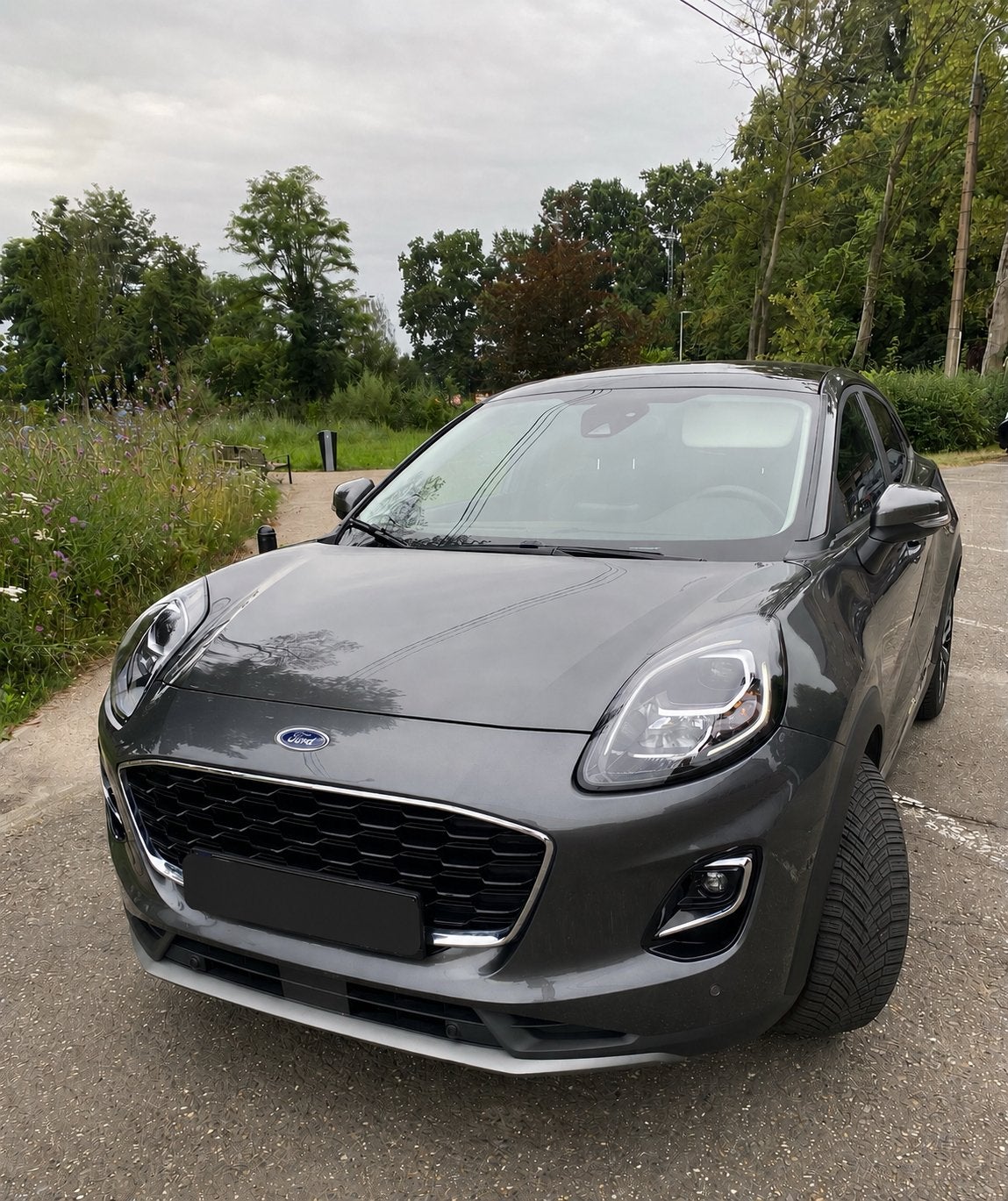 Ford Puma Titanium X Ecoboost - Automaat - 2023 - Topstaat, Autos, Argent ou Gris, Achat, Puma, Noir