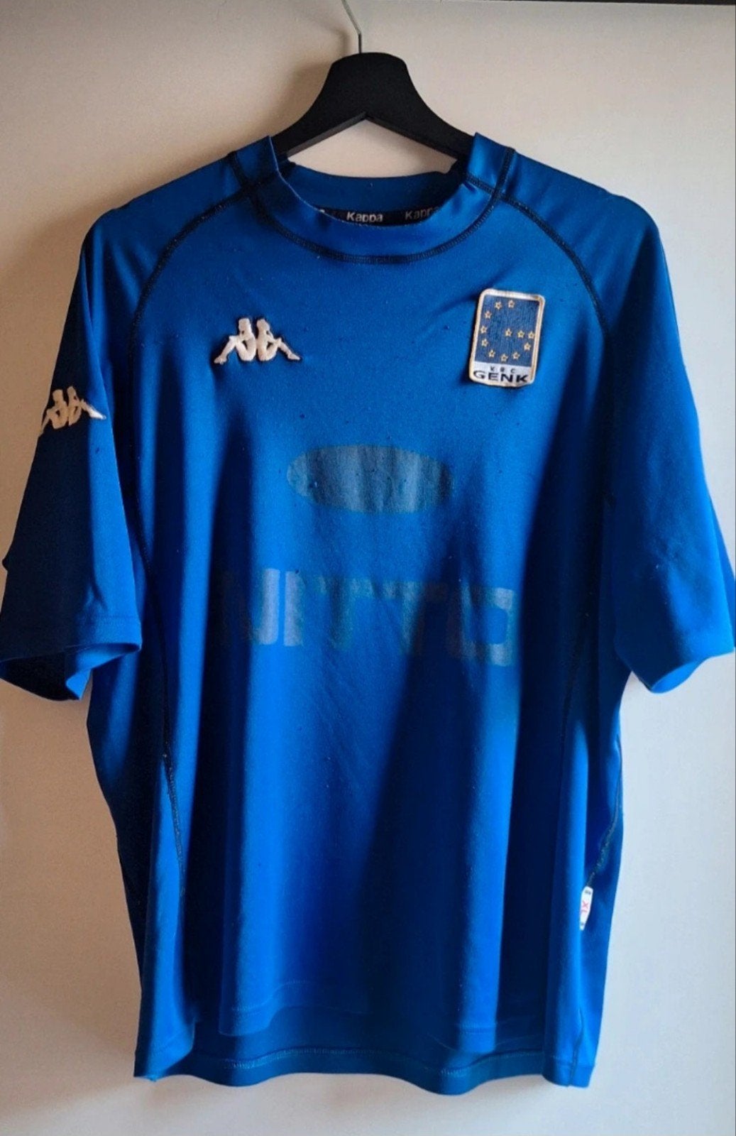 KRC Genk home thuis shirt 2001-2002 (Kappa) XL, Sport en Fitness, Maat XL, Ophalen of Verzenden, Gebruikt, Shirt