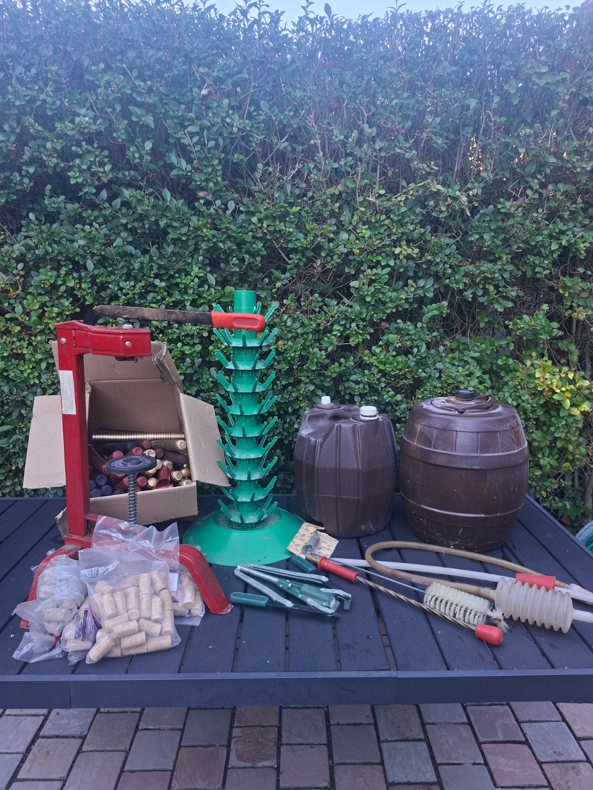 Kit de mise en bouteilles de vin, Collections, Enlèvement, Utilisé, France, Vin rouge