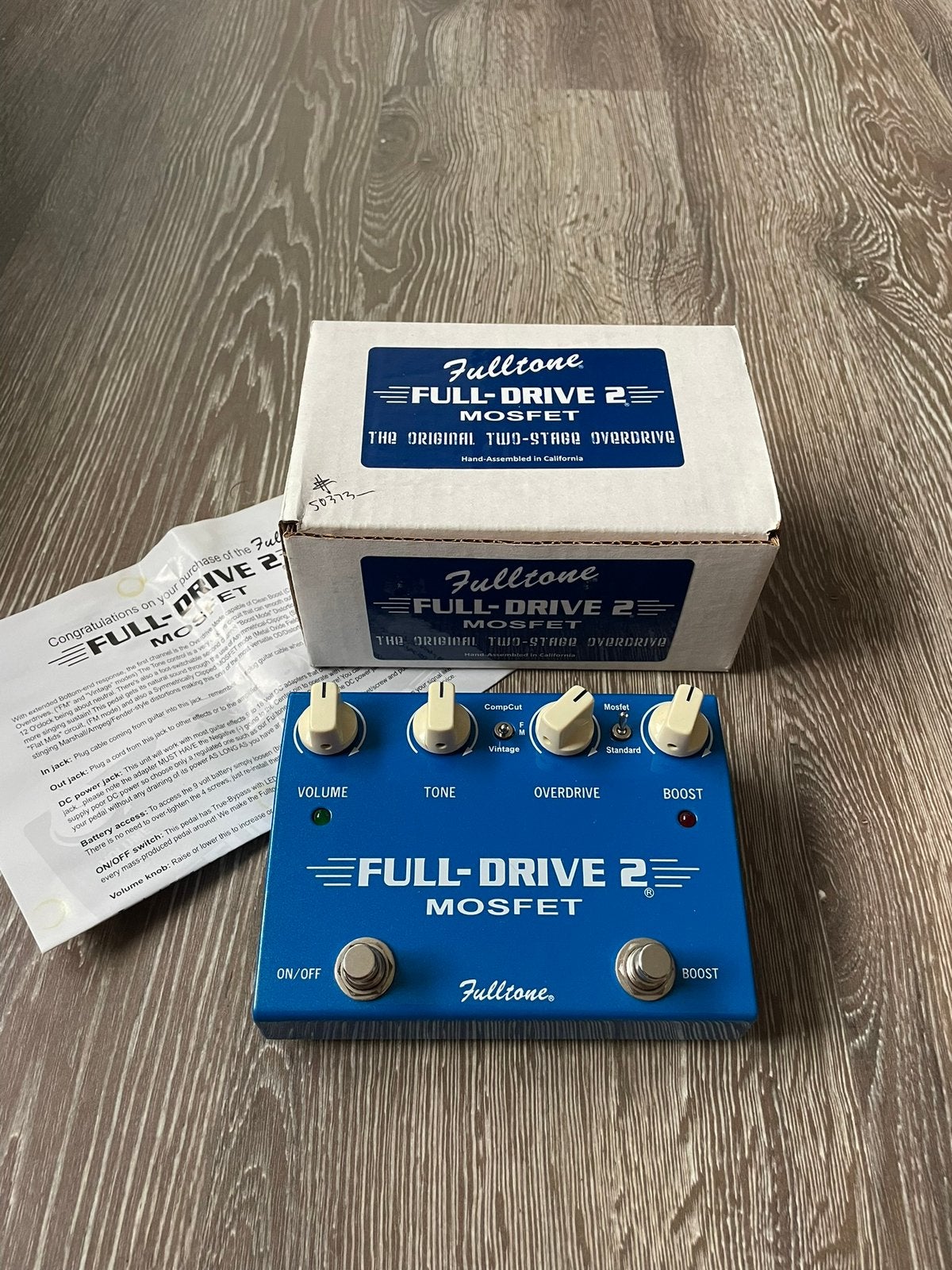 Fulltone Full-Drive 2 Mosfet, Muziek en Instrumenten, Ophalen of Verzenden, Distortion, Overdrive of Fuzz
