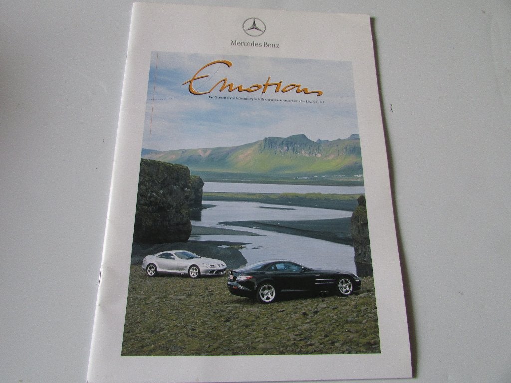 MERCEDES - BENZ TIJDSCHRIFT EMOTIONS, Daimler - Chrysler, Zo goed als nieuw, Mercedes, Ophalen of Verzenden