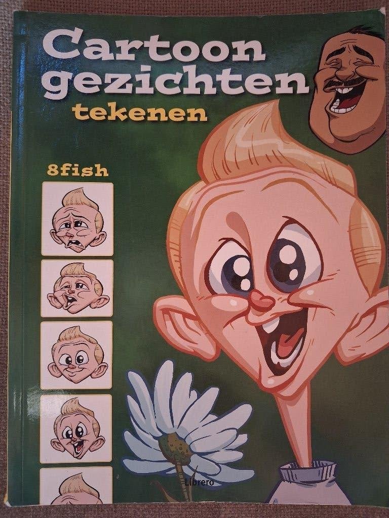 CARTOONGEZICHTEN TEKENEN, Ophalen of Verzenden, Boek of Gids