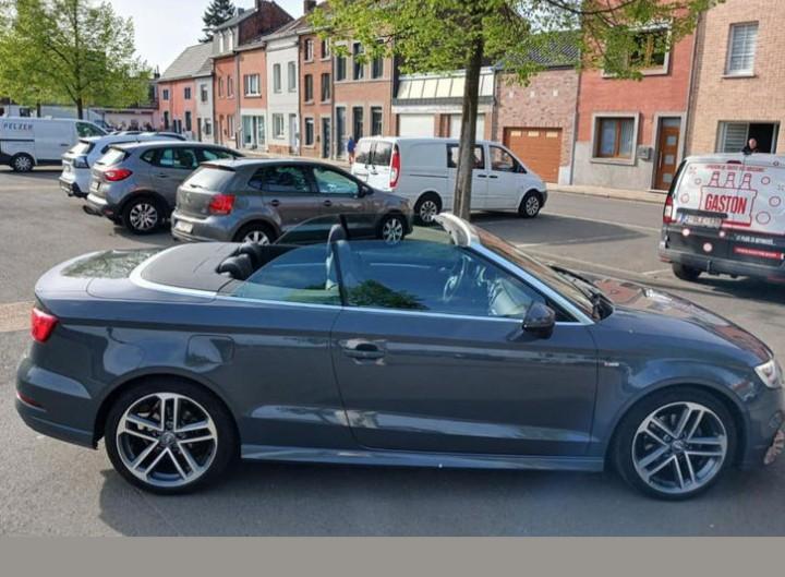 A3 S-line cabriolet, Automaat, 4 zetels, Cabriolet, Leder